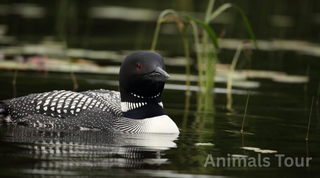 Common Muscovy Duck water bird with tails
