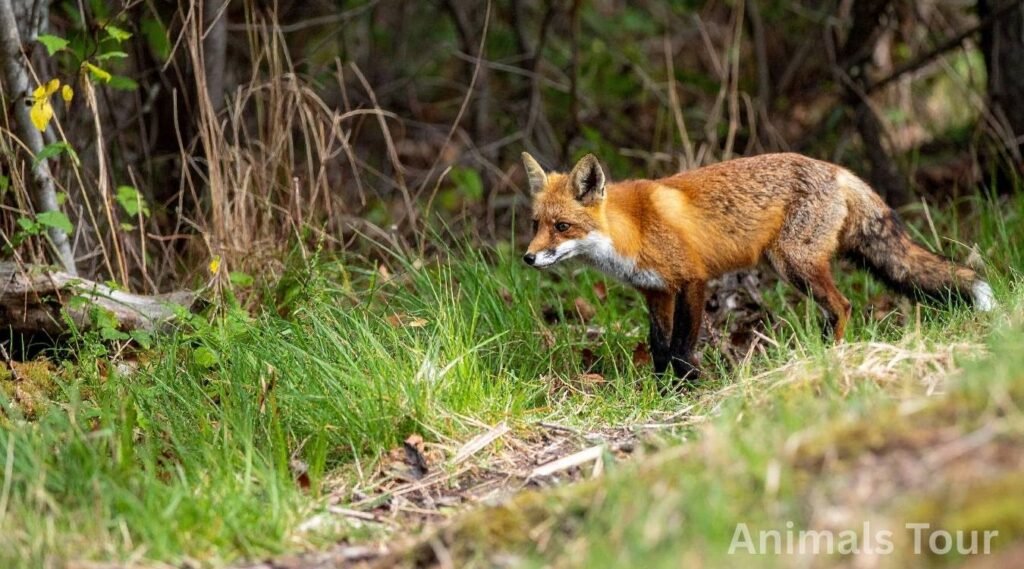 Fox growling