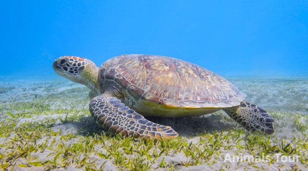  Green Sea Turtle an animal with flippers
