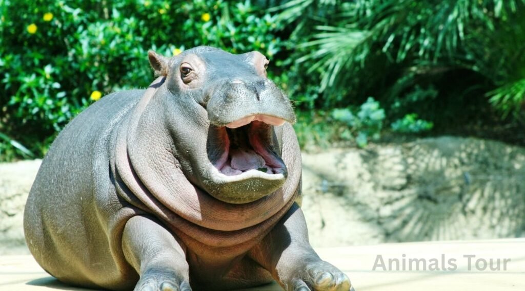 Hippopotamus-animals that growl