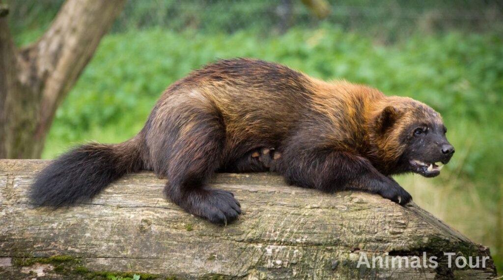 Wolverine-growling animal