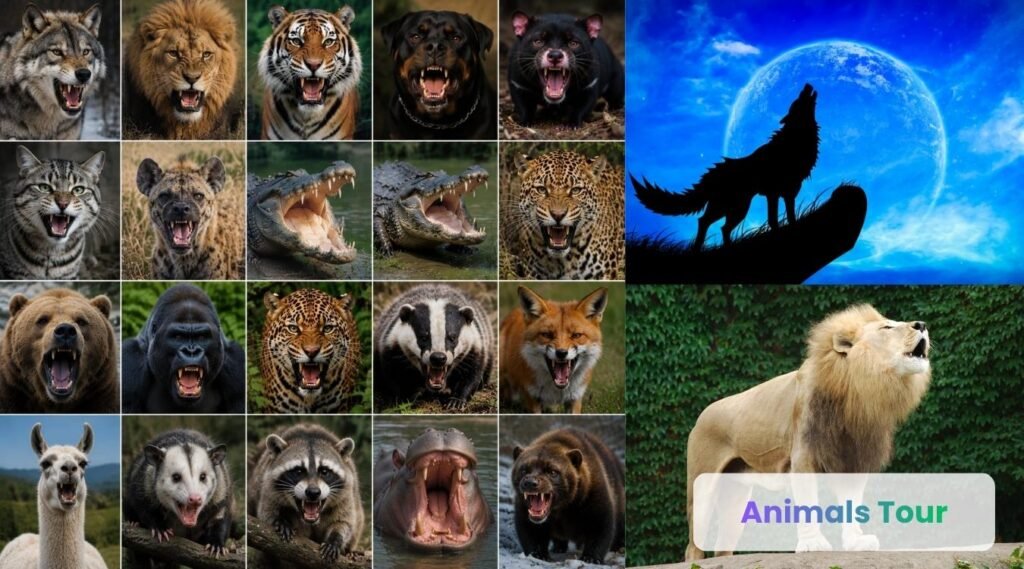 list of animals that growl