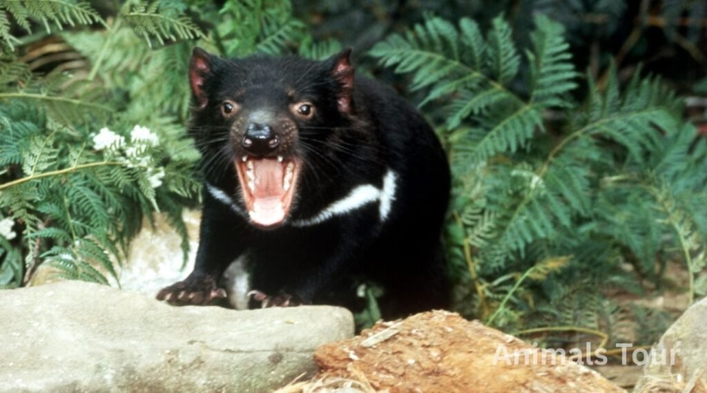 Tasmanian Devil-animal that growl
