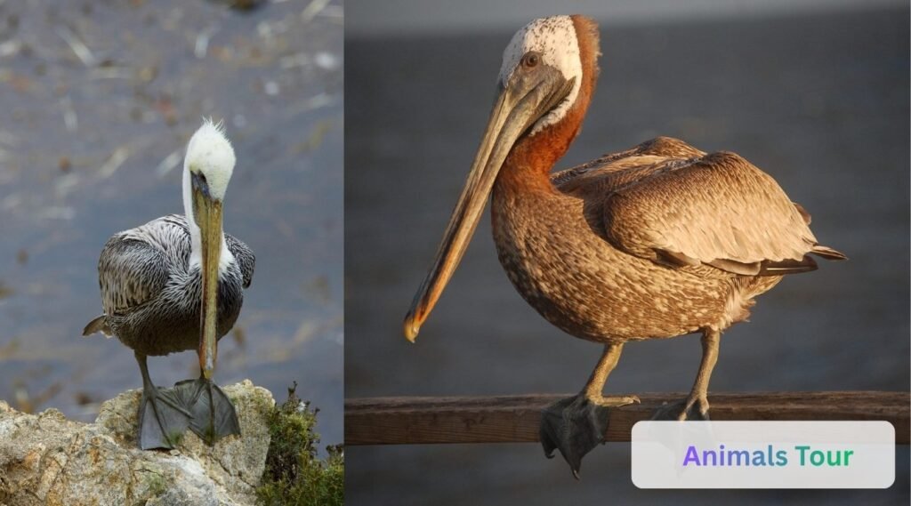 Brown Pelican-Animals with webbed feet