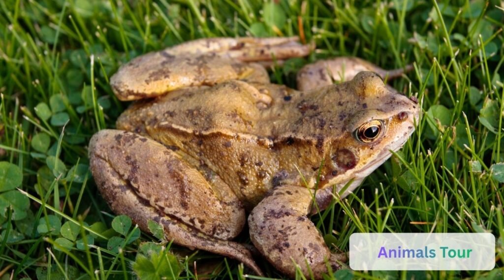 Common Frog-webbed hind feet