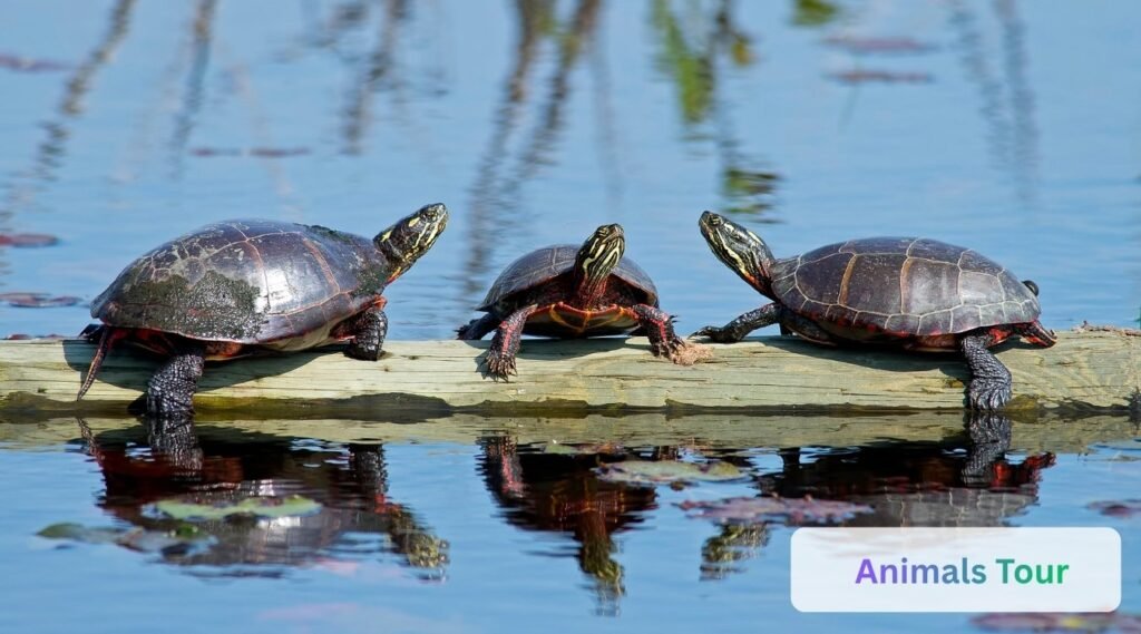 Painted Turtle-webbed feet animal
