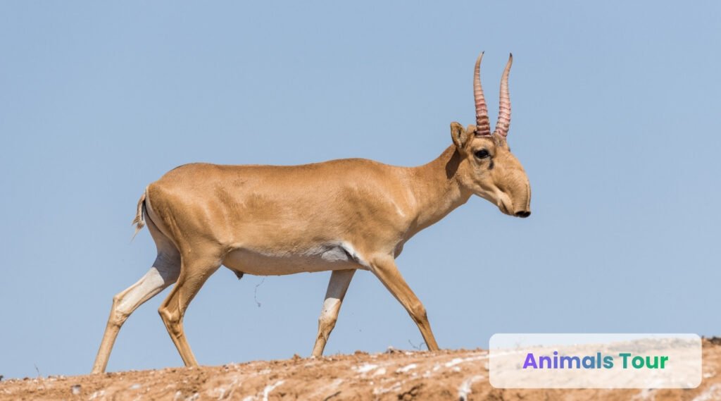 Saiga Antelope-animals with horns