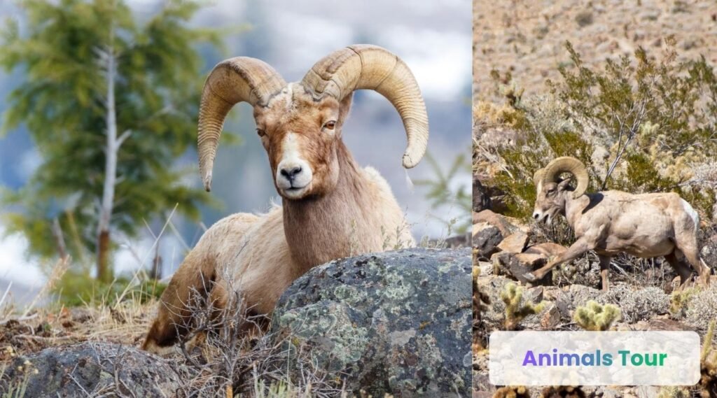 Bighorn Sheep-Animal that eat cactus
