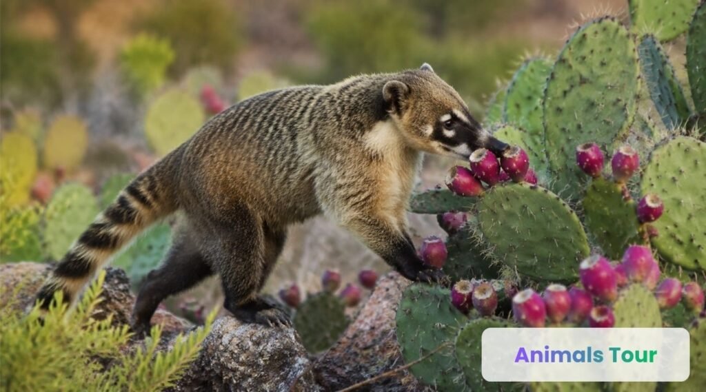 -what eats cactus? Coati (Coatimundi)