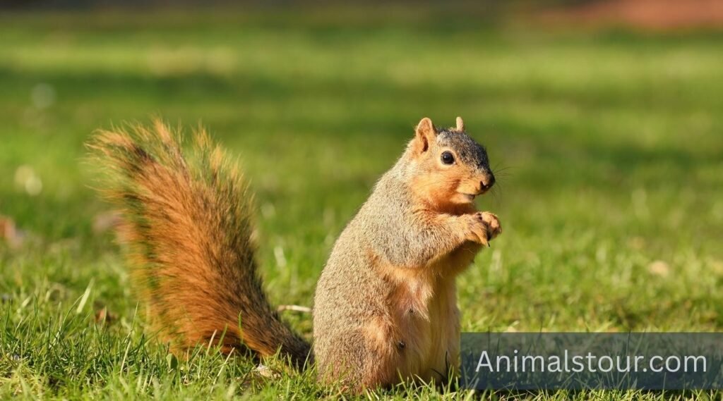 animals with bushy tails