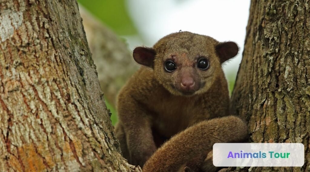 Kinkajou-honey-loving arboreal mammal
