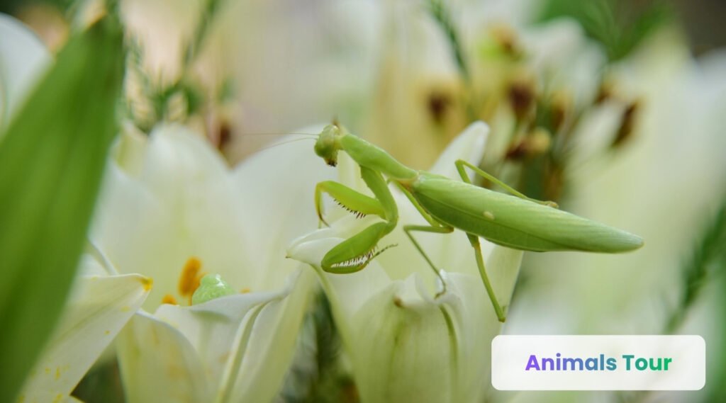 Praying Mantis-predator with 3D Vision