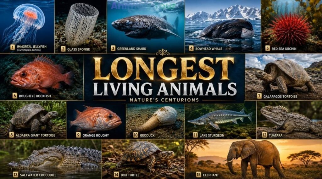 Longest Living Animals with longest lifespan