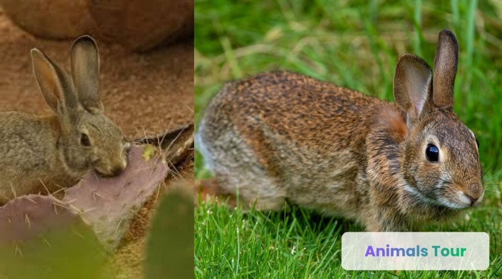 Rabbits-animals that eat cactus