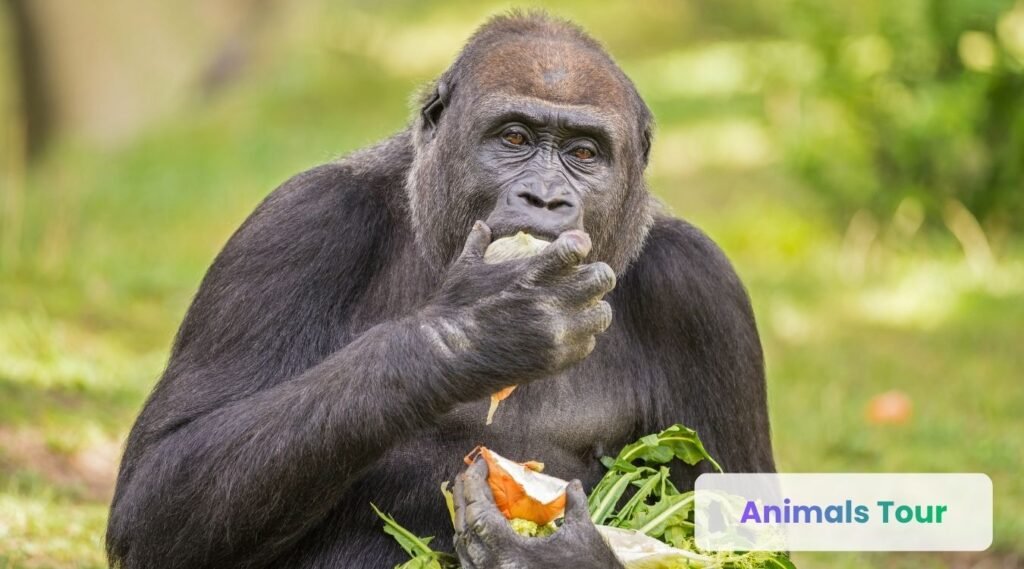 Gorillas-Animals that eat coconuts