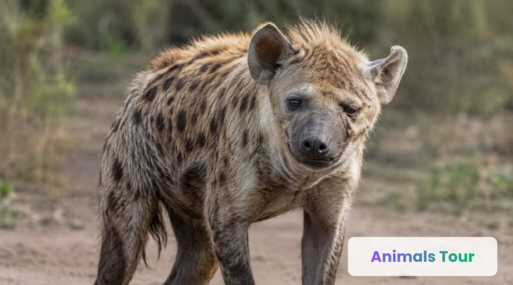 Hyena-animals with down syndrome like conditions